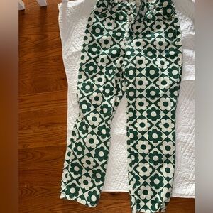 Green and white PacSun jeans size 27